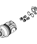 Replacement Shower Cartridge For Delta Monitor RP46463 1700 Series that stops leaks fast, showing detailed components and seals.