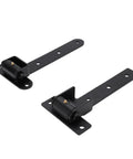 Hella Tough Heavy Duty Strap Gate Hinges Supporting 900 Pounds Heavy Gauge Stainless Steel Farm Entrance Brackets Zero Sag Design for Gates