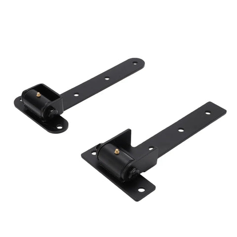Hella Tough Heavy Duty Strap Gate Hinges Supporting 900 Pounds Heavy Gauge Stainless Steel Farm Entrance Brackets Zero Sag Design for Gates