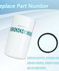 Close-up of hydraulic filter and O-ring, part of Six Piece Hydraulic Filter Set Compatible With B L M And MX Series Compact Tractors