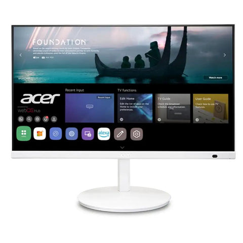 Front view of 27 Inch Smart Monitor With WebOS For Streaming TV And Gaming Bluetooth Wireless Projection Screen Mirroring IoT Hub