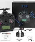 Ultra Reliable 2.4 GHz RC Transmitter With 8 To 10 Channels And Built In Dual Antennas For Drones Quadcopters Cars Boats And Robots Upgraded Version Works With FS SR8 Receiver set with accessories