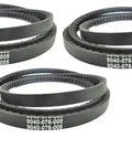 Heavy Duty Washer Drive Belt 3 Pack Beast Mode Fit For Dexter T400 T600 Commercial Laundry Machines, tough rubber construction.