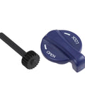 Lockout Lever Kit for SR Suntour XCT and XCM forks, blue finish, precise control for smooth handling and solid trail control.