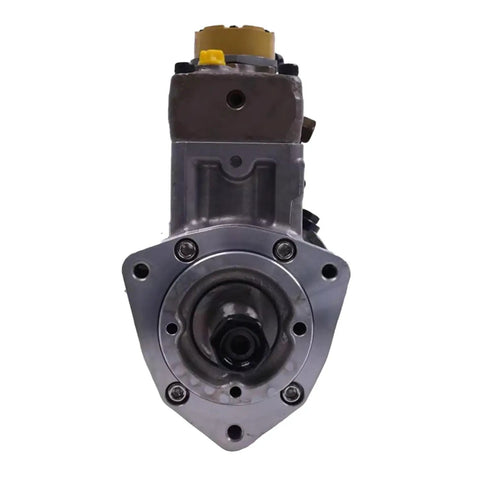 Fuel Injection Pump Replacement For Caterpillar Cat C4.4 C6.6 Engines, heavy-duty unit front view with bolt holes and connector.