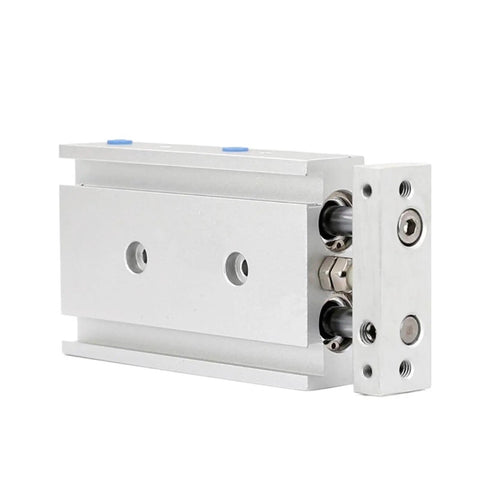 Dual Rod Pneumatic Air Cylinder With 6 To 32mm Bore And Double Axis Guide, Compact Motion Control Actuators, Stroke 40mm CXSM10