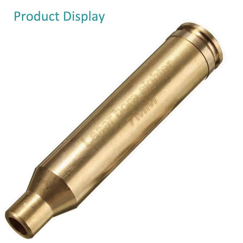 Red Dot Laser Bore Sight For 7MM Rem Mag Rifles With Battery Pack, Quick Scope Alignment Tool, Class IIIA Laser Under 5mW
