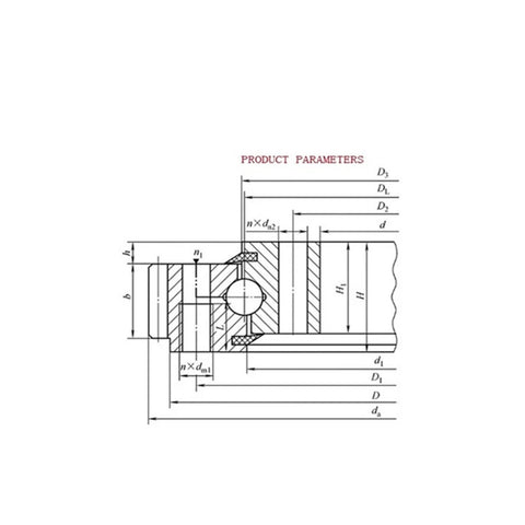 Heavy Duty Slewing Ring Bearing With External Teeth For Four Point Contact External Gear Set Turntable Rotation Industrial Grade High Load Capacity And Smooth Operation For Rotating Tables