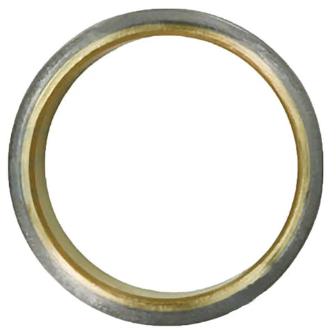 Heavy Duty Aftermarket Flanged Axle Pivot Bushing Direct Swap Built Tough Steel circular design showing flanged edge.
