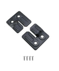 Hella Rust Resistant Black Table Leaf Levelers Pair Heavy Duty Dining Bench Connector Hardware Built Tough Extension Bracket with screws