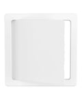 Top Shelf 10X10 Drywall Access Panel For Ceiling Or Wall With Smooth White Cover, durable white plastic design for easy access.