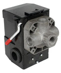 Air Compressor Pressure Switch Replacement Valve With Unloader For Four Port Systems 145 To 175 PSI Black Durable