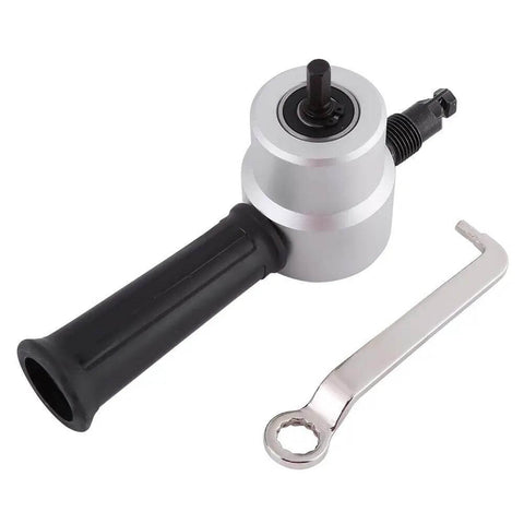 Double Head Sheet Metal Cutter And Nibbler For Steel Copper Aluminum Stainless Steel 360 Degree Adjustable Cutting Drill Tool