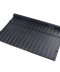 Black plastic Hobby Parts Organizer Rack and Folding Shelves Stand for Model Kit Build, 29x18cm, part holder tray.