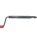 No-Fuss 10-24 Threaded Insert Installer With Integrated Prewinder for Tangless Inserts and UNC Threads, black and red tool.