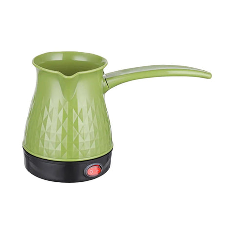 Electric Turkish Coffee Pot 500ml Water Kettle With Handle Fast Heating 600W Coffee Maker For Home Or Small Restaurant Green