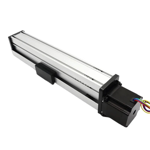 Pro Grade Precision Ball Screw Linear Guide Module Kit featuring aluminum rail and motor for smooth operation in custom builds.