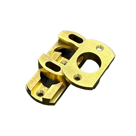 Upgrade Your 3D Printer Game With Round Square Oldham Couplings For T8 Lead Screws In 16mm Size Ensuring Smooth Z Axis Movement And Reliable Performance For Long Lasting Wear Resistant Builds That Rock: brass Oldham coupling set