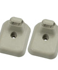Ford F150 Sun Visor Clip Retainer Replacement 2 Pack Beige Gray OEM Style Visor Holder For 2009 To 2014 F150 close-up