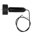 Underwater Thruster Beefed Up 24 To 50V 30Kg Brushless Motor With Four Vane Wing Propeller for ROV RC Boat on white background.