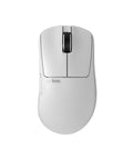 Featherweight Wireless Gaming Mouse Featuring A Snug Compact Profile And Buttery Smooth Tracking For Right Hand Palm Players Who Demand A Clutch Advantage During Weekend Sessions With Zero Latency And Pro Level Accuracy On Your Desktop - top view in white.