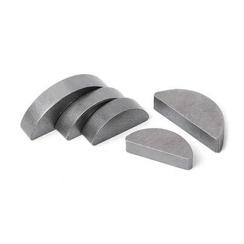 Heavy Duty Carbon Steel Woodruff Keys High Torque Build Precision Fit Keyways No Slip Secure Shaft Hub Power Transfer Rust Proof Resistant Ideal For Shop Jobs Daily Use Crews Wanting Quality Tools That Stay Solid Without Breaking Fast On Site, carbon steel