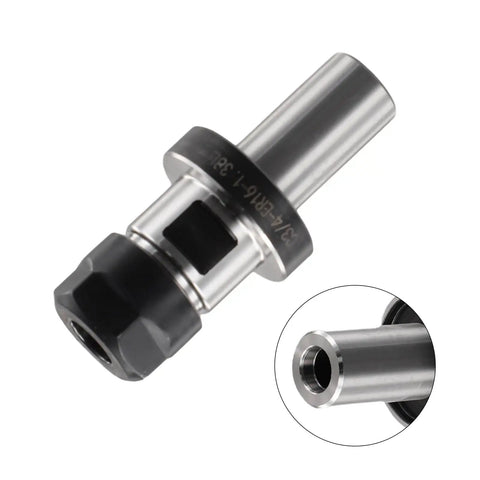 Ultra Precise Three Quarter Inch Straight Shank Chuck Tool Holder for ER16 Collets, 0.0003 Inch TIR, side view