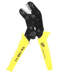 Ergonomic Chrome Vanadium Steel Crimp Plier with PVC Handle for Cable Crimping and AWG 28 18 Terminals Pro Grade Heavy Duty Wire Crimp Tool