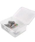 2 Pin Waterproof Deutsch Style Wire Connector Set With DT04 2P DT06 2S Solid Contacts and Sealing Plugs, PA66 Nylon in box