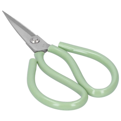 Heavy Duty 7.9 Inch Fabric Cutting Scissors With ABS Handle And Precision Grooming Tool, green handle, steel blades