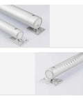 Automatic Door Closer 60Kg Heavy Duty with Soft Closure and Adjustable Gas Spring, aluminum alloy, top view of mounting base