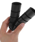 Close-up of hand holding Three Pack Pull Up Bar Grip Sleeves With Anti Slip Sponge Pads for strength training at home or gym workouts.
