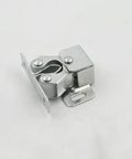 8 Piece Silver Steel Ball Latches For Cabinet Doors With Low Profile Catch And Smooth Operation, durable secure closure