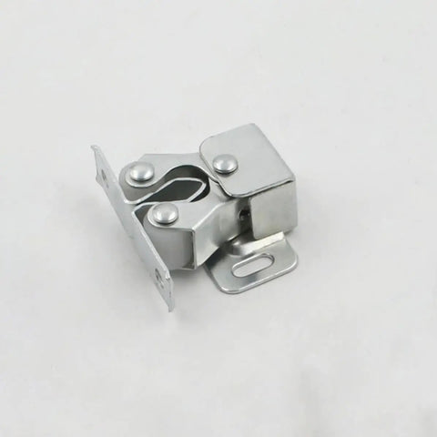 8 Piece Silver Steel Ball Latches For Cabinet Doors With Low Profile Catch And Smooth Operation, durable secure closure