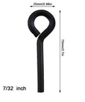 Close-up of a 7/32 inch hex key from Six Piece 7/32 Inch Hex Key Set With Full Ring, Heavy Duty Metal Wrenches, corrosion resistant