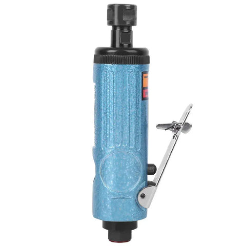 Top Grade Pneumatic Air Die Grinder 18000 RPM Badass Rotary Polisher With 6mm And 3mm Chucks Smooth Metalworking tool in blue.