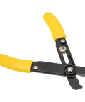 No Fuss Wire Strippers With A Comfort Rubberized Handle And High Precision Single Hole Cutter for jewelry making and watch repairs.
