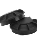 Headlight Dust Cap Direct Replacement For YZF R1 2006 2008 And CBR600F F4 1999 2000 shown in durable black material