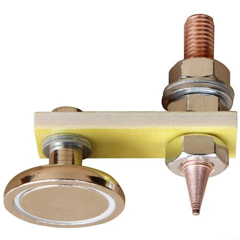 Heavy Duty Magnetic Welding Holder Tool With Adjustable Angle Support Clamp For Round Flat Square Steel Parts Up To 36mm Size showing the base with a strong magnet.