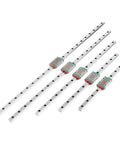 Solid Beef MGN12H Linear Motion Guide Slider And 550mm Compact Metal Rail Kit With Mounting Bracket detail with smooth-bearing sliders.