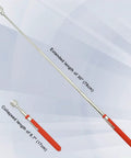 Magnetic Pickup Tool Set Pack Of Two With A Flexible 2 Pound Magnet And A Telescoping 10 Pound Magnet showing telescoping length.