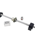 2525 Ultra Low Backlash Ballscrew Kit for CNC Machines with BK20 BF20 ball nut housing and jaw coupler components