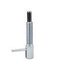 Rock Solid Spring Indexing Plunger Pin With Smooth L Handle For No Fuss Quick Release Tight Grip Fastener Built Heavy Duty For Shop Jigs Workshop Fixtures And Automation Mods M8 1.25 Thread showing detailed side view.