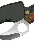 Personalized Laser Engraved Fixed Blade Knife 6 Inch Skinner With Sheath Multi Color Handle and engraving