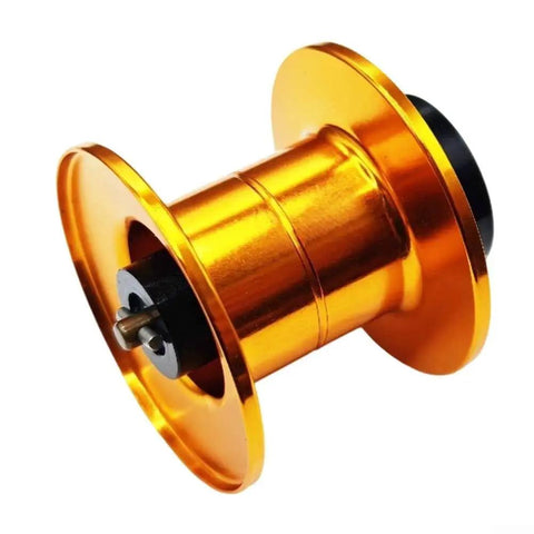 Straight Up Heavy Hitter Aluminum Baitcasting Reel Spool Replacement Featuring An Ultra Light 8 Gram Design With Smooth Bearings Engineered For Deep Long Cast Performance That Is Pure Gold For Anglers Grabbing Clutch Gear Today