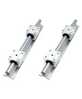 Dropper Smooth High Precision Linear Guide Rail Kit For 3D Printer Built With Sbr10uu Ball Bearing Slider Blocks Plus Two 550mm Sbr10 Rails For Serious CNC Upgrades And Fast Prints, two rails with slider blocks