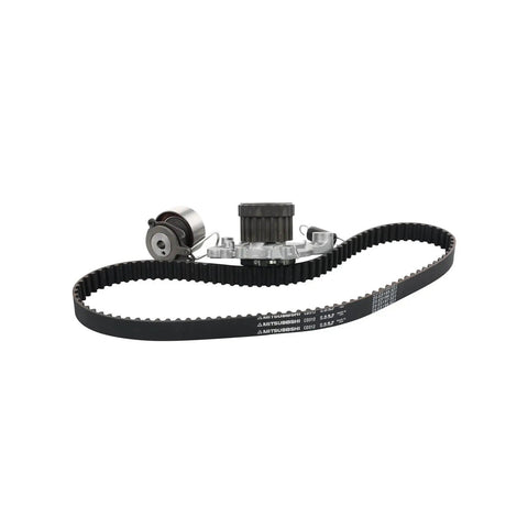 Go-To Timing Belt Kit With Water Pump For Acura EL And Honda Civic TKH-003 OEM Grade Water Pump set on white background