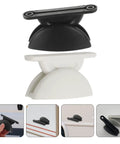 Sturdy Nylon RV Door Catch Holders For Motorhomes Trailers Camper Van Retainers With Heavy Duty Pressure Resistance, black and white clips.