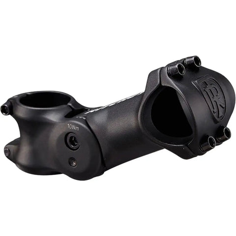 4 Axis Adjustable Bike Stem 90mm 31.8 Clamp 1 1 Eighth Inch Aluminum Black For Mountain And Road Rides, side view