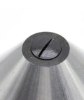 4 Inch 100mm MT3 Bull Nose Live Center For Lathe With 75 Degree Nose, metal tip close-up for machining pipes and tubes